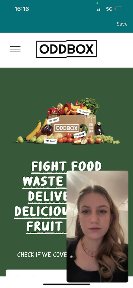 Narration-180 tasks screenshot - witness participants reactions to stimulus